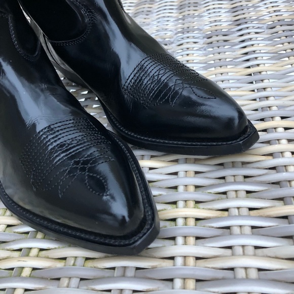 Golden Goose Wish Star Patent Leather 38 7.5 Rare - Picture 5 of 16